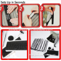 30m/roll in package folded white fiberglass window screen